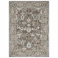 Esfera 3 x 5 ft. Sultan Rectangle Area Rug - Brown ES2842274